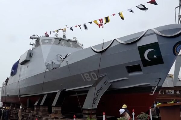 Pakistan Navy Commissions New Built Gunboat for Coastal Defense Pakistan Navy Commissions