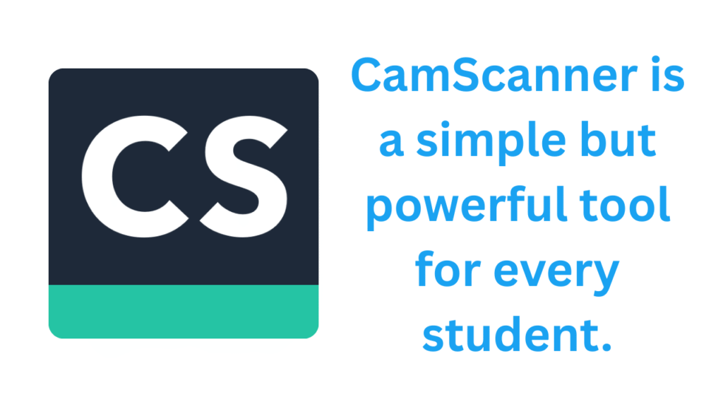 The official logo for the CamScanner app, a mobile scanning tool.