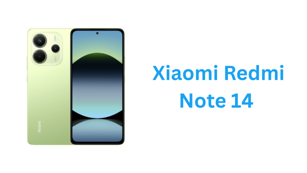 Xiaomi Redmi Note 14 budget smartphone in Pakistan 2025 – front and back design.